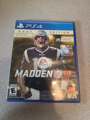 PS4 Madden 18 (Sony PlayStation 4) NFL Fútbol, Tom Brady, New England Patriots Foto 1 de 4