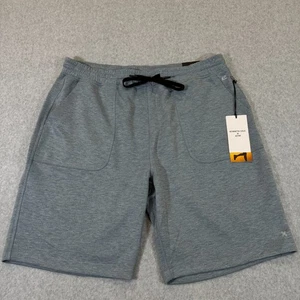 Kenneth Cole Tech Jogginghose Herren XL neblig blau meliert feuchtigkeitsableitend UPF Fitnessstudio neu mit Etikett - Bild 1 von 15