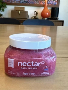 Nectar Bath Treats Fruit Smoothie Sugar Body Scrub Coconut Oil Almond Oil 8 oz - Picture 1 of 5