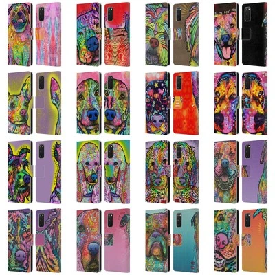 OFFICIAL DEAN RUSSO DOGS 3 LEATHER BOOK WALLET CASE COVER FOR SAMSUNG PHONES 2 - Image 1 of 4