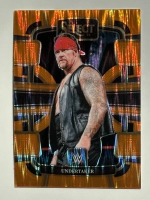 2024 Panini Select WWE Legends Undertaker Orange Flash Concourse #17 The Deadman - Image 1 of 3