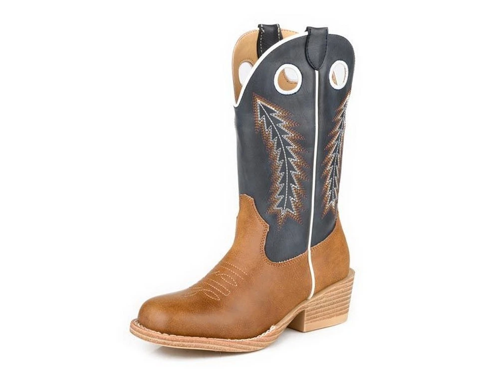 Botas Roper Western Niños Cuadradas Caminante Cuero Tostado 09-119-1910-3640 TA Foto 1 de 1