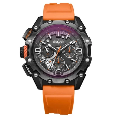 Reloj Pulsera Hombre Soldador WWRR1003 W75 Cronógrafo Cuarzo, Tono Naranja Foto 1 de 4