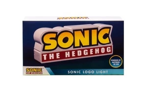 SEGA Officially Licensed Sonic Logo LED Light - Batteries & Cable Not Included - Foto 1 di 4