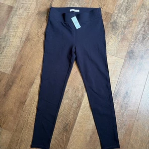 Ann Taylor | Rayon Nylon Navy Blue Pull On Leggings Neu mit Etikett SP - Bild 1 von 10