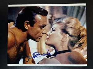 Foto firmada por Daniela Bianchi 8x10 Bond Girl de Rusia con amor autógrafo  - Imagen 1 de 1
