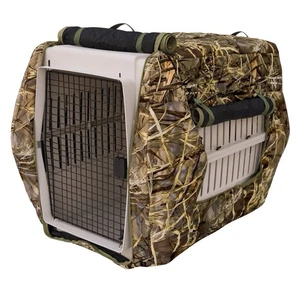 Classic Accessories Camo Insulated Dog Kennel Cover XL Vents Quilted Hunt Travel - Picture 1 of 7