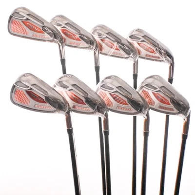 New Cobra AMP Cell Orange Iron Set 4-PW,GW Stiff Flex Graphite RH - Image 1 of 4