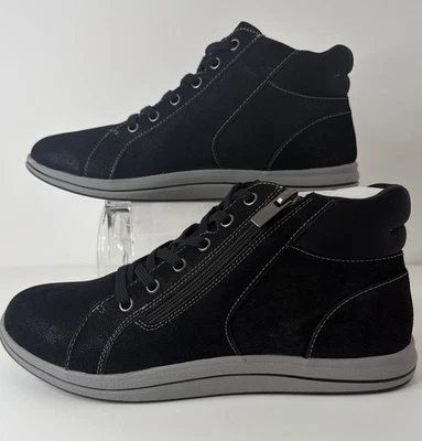 NUEVO CLARK Cloudsteppers Breeze Glide Negro Para Mujer Talla 8M Confort Botín Cremallera Foto 1 de 4