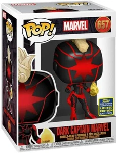 SDCC 2020 Funko y Amazon exclusivo: ¡pop! Marvel - Dark Captain Marvel #657, NUEVO - Imagen 1 de 9