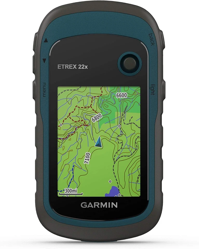 Garmin eTrex 22x Rugged Handheld GPS Navigator with 2.2" Color Display, Navy - Image 1 of 4