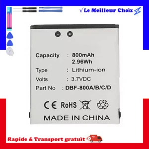 Batterie 800mAh type DBF-800A DBF-800D Pour Doro PhoneEasy 622 PhoneEasy 622GSM - Zdjęcie 1 z 6
