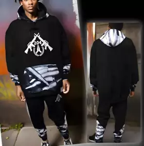 ^204 LA FAMILIA^ ~TEAM AK~ FULL SWEATSUITS (CUT & SEW WITH EMBROIDERED LOGOS) - Picture 1 of 11