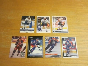 Lote de 8 tarjetas de peso Doug con 1 novato de la NHL Hockey Rangers, Oilers, Islanders - Imagen 1 de 2