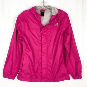 The North Face Hyvent Hot Pink Girl’s Windbreaker Rain Jacket Coat Size Xl 18 - Picture 1 of 5