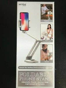 Foldable cell phone stand White - Picture 1 of 2