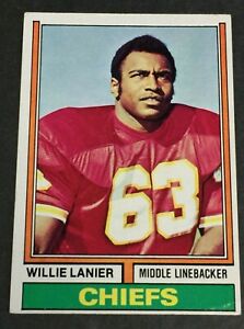 1974 TOPPS FOOTBALL CARD WILLIE  LANIER  #480