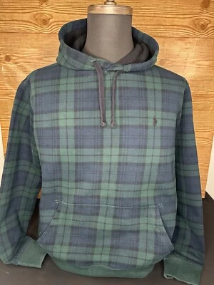 Moletom Polo Ralph Lauren Blackwatch Tartan com Capuz Masculino Médio - Imagem 1 de 4