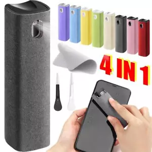Mini Screen Cleaner Spray & Microfiber Cloth Set for Phone, Pc, Ipad, Iphone - Picture 1 of 26