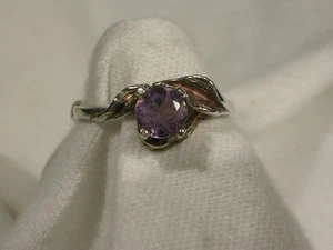 Women's 5mm Amethsyt ring Sz 7 - Picture 1 of 1