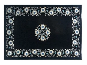 36" x 24" Center Table Top Marble Inlay Art For Home Decor - Picture 1 of 2