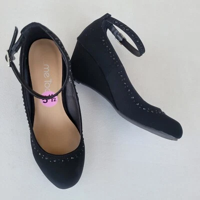 НОВЫЕ женские черные туфли на танкетке Me Too Mickey1 размер 5,5 М - Изображение 1 из 4
