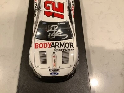 RYAN BLANEY AUTOGRAPHED 2023 FORD MUSTANG BODY ARMOR SPORTWATER DIECAST & CARD - Image 1 of 4