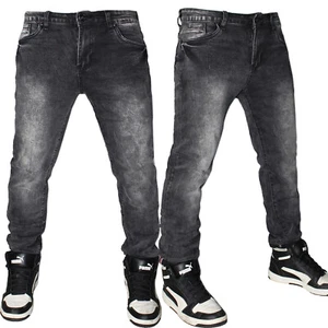 Herren Jeans Denim Regular Fit Hose Grau Stretch Casual Neu 3036 - Bild 1 von 3