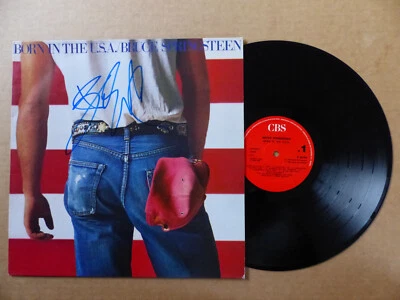 BRUCE SPRINGSTEEN signed Autogramm signiert BORN IN THE US Vinyl Schallplatte LP - Bild 1 von 4