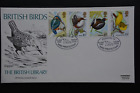 1980 Birds British Library Official FDC With RSPB Sandy  SHS Unsealed With Inser