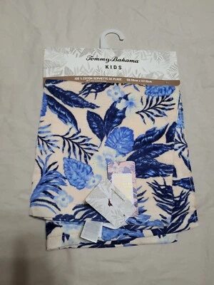 BRAND NEW TOMMY BAHAMA KIDS BEACH TOWEL 27x54 NWT 100% COTTON..BLUE..LOOK  - Image 1 of 2