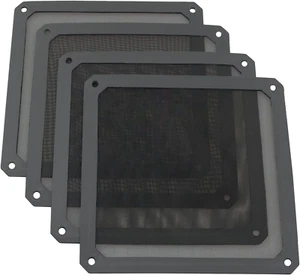 ZYAMY 4pcs 140mm PC Fan Dust Filter Magnetic Frame Computer Fan Grills Dust Mesh - Picture 1 of 12