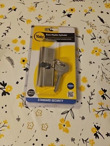 Yale 80 mm P-ED3535-SNP Profil Doppelzylinder Schloss Barel Nickel 35 x 10 x 35 mm - Bild 1 von 4