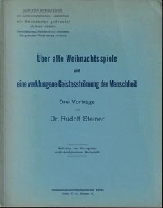 Über alte Weihnachtsspiele und eine verklungene Geistesströmung der Menschheit , - Imagen 1 de 1