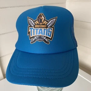 Titans Gold Coast Hat Baseball Cap Blue Adjustable - Picture 1 of 12