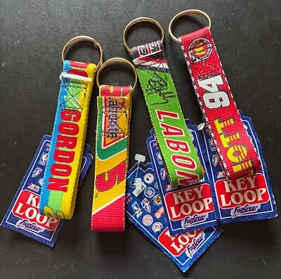 NASCAR Key Loop Strap Lanyard Key Chain Fob Keyring Labonte Gordon Elliott - Image 1 of 2