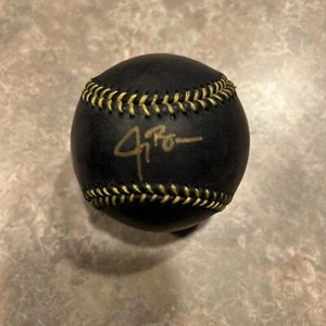 JAY BRUCE Signed Rawlings OML BLACK Baseball Just Memorabilia,Inc COA #12/50 - Picture 1 of 8