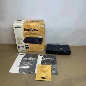 Belkin OmniView E Series (F1DB104P) Externer KVM-Switch PS/2 mit 4 Ports - Bild 1 von 6