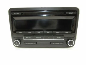 VW POLO 6R 2014 AM FM Radio Lettore CD AUTORADIO 5M0035186J - Foto 1 di 8