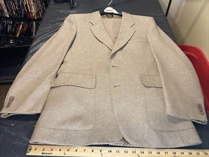 Abrigo/pantalones deportivos vintage marrón Levi's ropa deportiva pantalones de acción talla 42R - Imagen 1 de 19