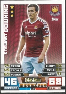 TOPPS MATCH ATTAX 2014-15- #355-WEST HAM UNITED-STEWART DOWNING - Picture 1 of 1