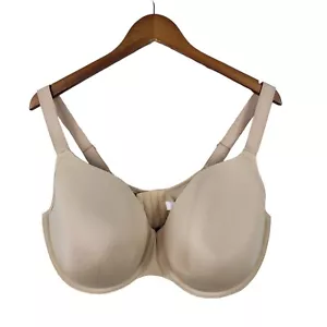 Camiseta Cacique Lane Bryant Bra 42F Beige Desnudo Con Aros Ligeramente Forrada Suave - Imagen 1 de 6