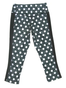 Nike Skinny Legend Pant Workout Yoga Leggings Tights Women Sz XS Black Gray Dots - Picture 1 of 8