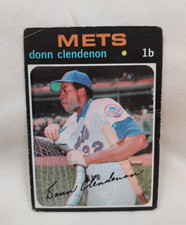 1971 Topps Baseball Donn Clendenon #115 New York Mets