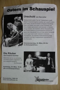 Ostern im Schauspiel Nationaltheater Mannheim Flyer - Bild 1 von 3