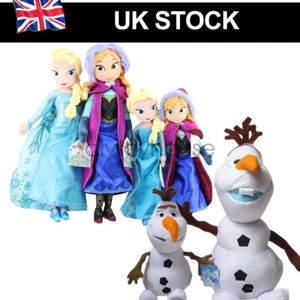 Frozen Elsa Anna Plush Doll Plushies Soft Toy Olaf Kids Hug Gift Teddies Toddler - Picture 1 of 12