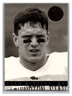 1993 Classic Images Drew Bledsoe #129 ROOKIE New England Patriots RC - Image 1 of 2