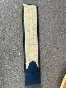 vintage SLIDE RULE: STERLING SLIDE RULE precision LARGE in sleeve. - Picture 1 of 6