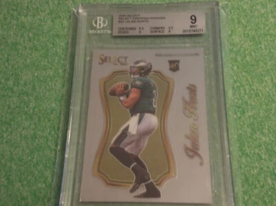 2020 Select JALEN HURTS Select Certified Rookies #SCR-22 BGS 9 MINT Eagles RC - Image 1 of 3