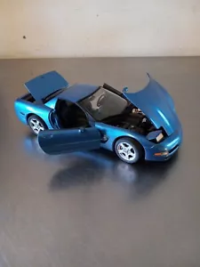 Franklin Neuwertig 1999 Chevrolet Corvette metallic blau - Bild 1 von 8